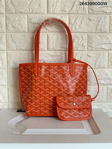 orange goyard pouch|Goyard bags for women.